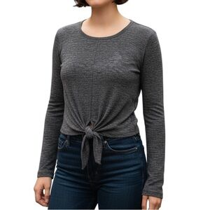 Sky and Sparrow Crop Bottom Tie Long Sleeve
